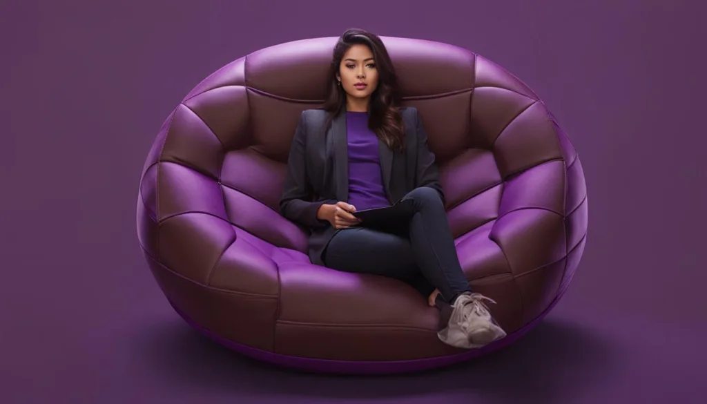 Purple Double Seat Cushion - Purple Pressure Relieving Cushion