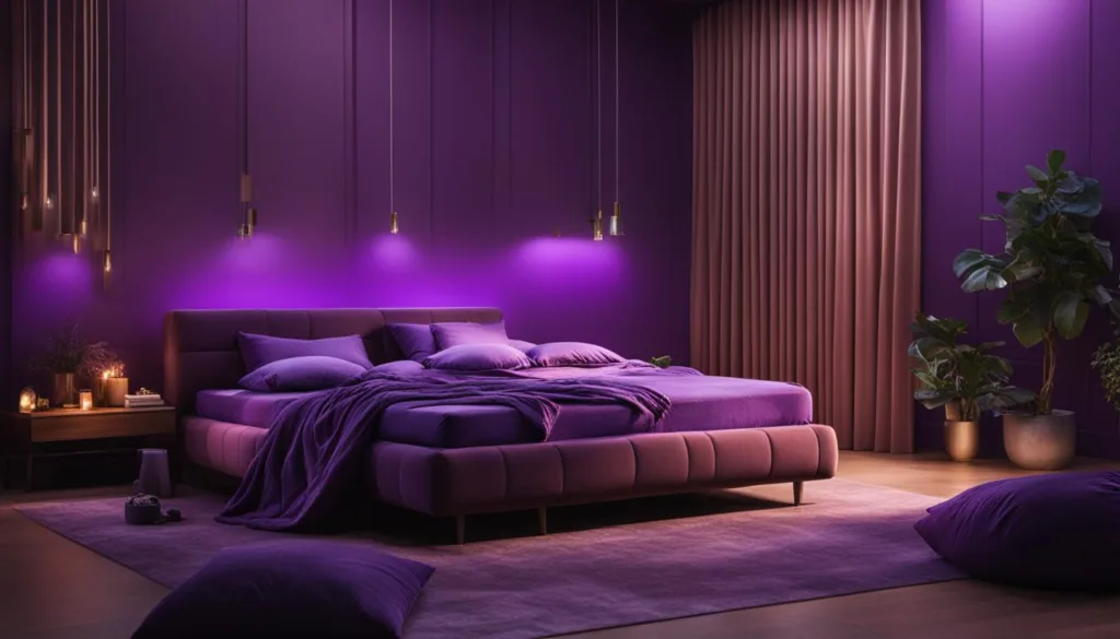 Purple mattresses