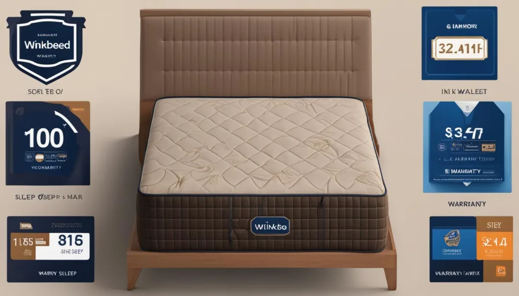 WinkBed Mattress Pricing and Warranty