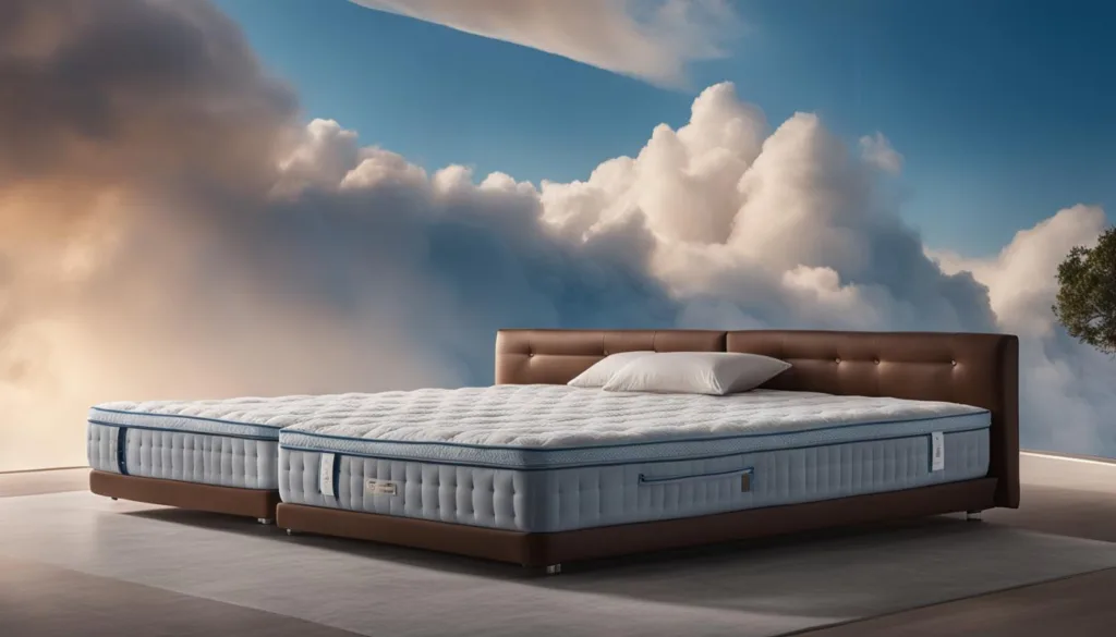 mattress with dual air technology