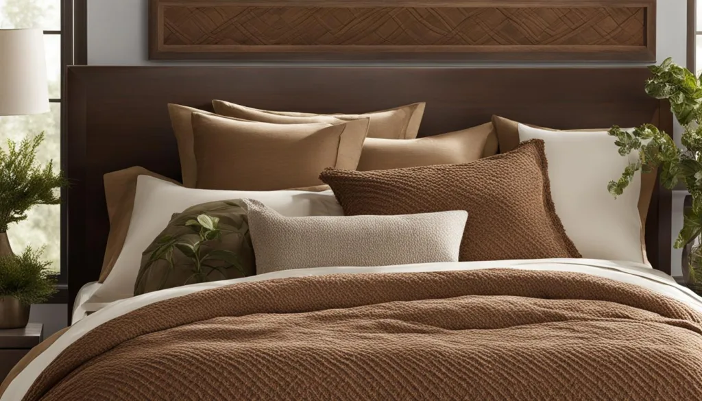 organic bedding accessories - Loom Leaf Bedding Accessories